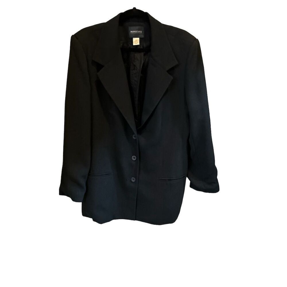 Bridgetown Collection Women's Black Blazer Jacket Size 16‎